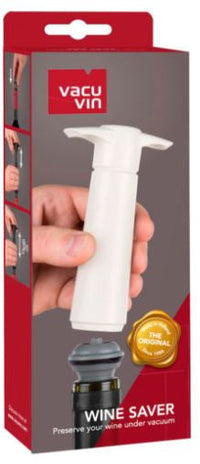 WINE SAVER GIFT PACK (1 X PUMP, 2 X WINE STOPPERS) - WHITE
